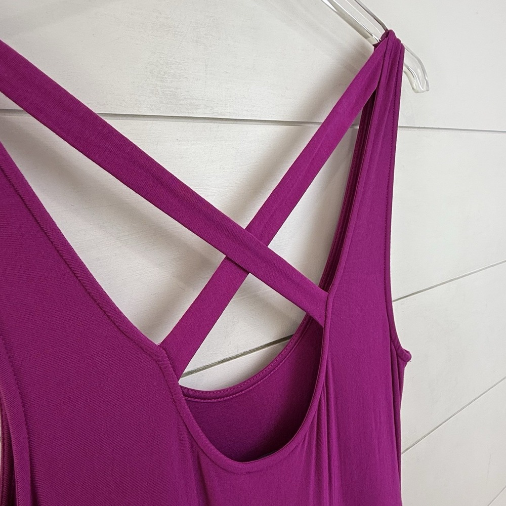 Anthropologie Fuchsia Maxi Dress - Picture 7 of 10